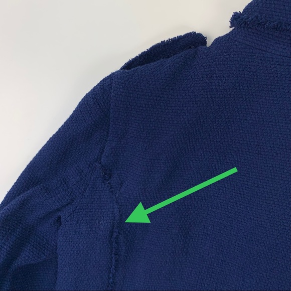 Joie Tweed Jacket Gold Tone Buttons Military Small - Picture 14 of 14